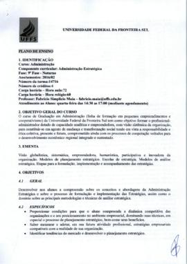 Administração Estratégica