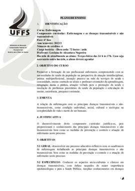 Enfermagem e as Doenças Transmissíveis e não Transmissíveis
