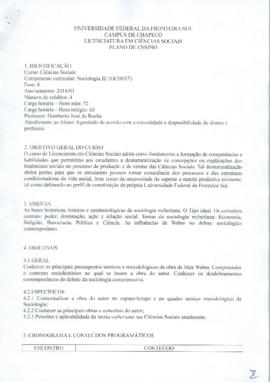 Sociologia III