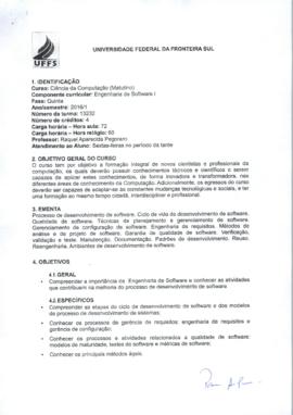 Engenharia de Software I