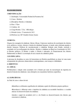 Direitos e Cidadania