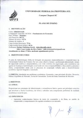 Fundamentos de Economia