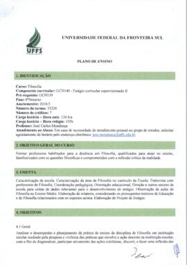 Estágio Curricular Supervisionado II