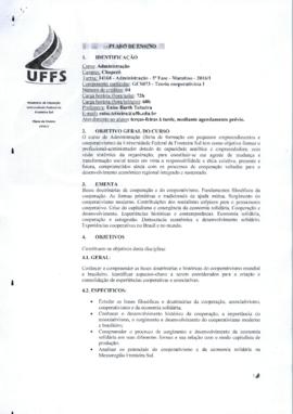 Teoria Cooperativista I