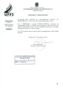 Portaria 702-GR-2011