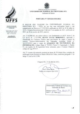 Portaria 325-GR-2012