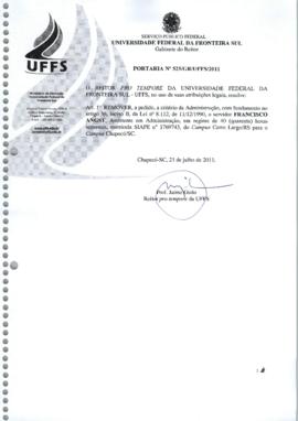 Portaria 525-GR-2011