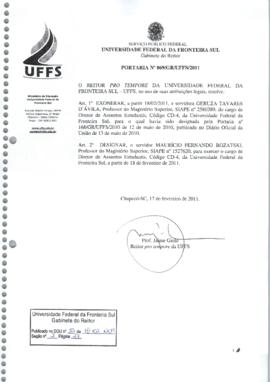 Portaria 069-GR-2011