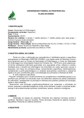 Anatomia I