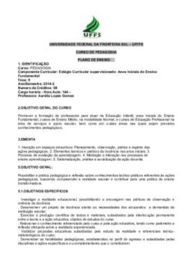 Estágio Curricular Supervisionado