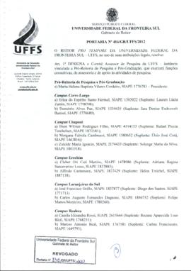 Portaria 416-GR-2012