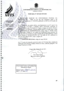 Portaria 549-GR-2011