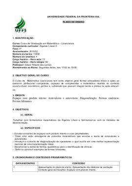 Álgebra Linear II