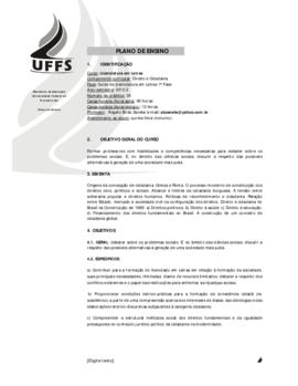 Direitos e Cidadania