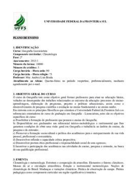 Climatologia