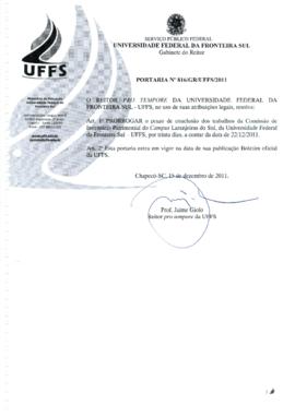 Portaria 816-GR-2011