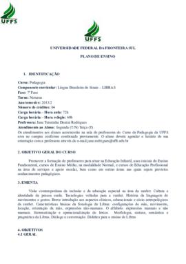 Língua Brasileira de Sinais
