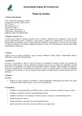 Álgebra Linear