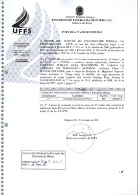 Portaria 424-GR-2011