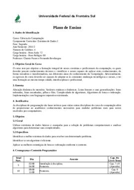Estrutura de Dados I