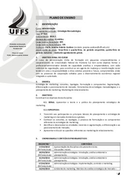 Estratégia Mercadológica