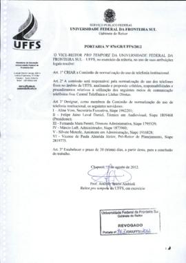 Portaria 876-GR-2012