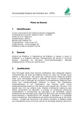 Didática Geral