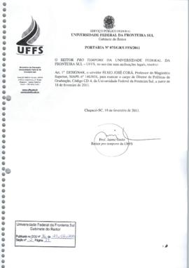 Portaria 075-GR-2011