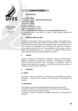 Administração de Materiais