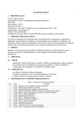 Metodologia da Pesquisa Quantitativa