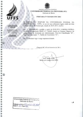 Portaria 033-GR-2011