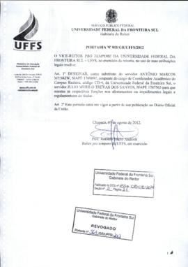 Portaria 811-GR-2012