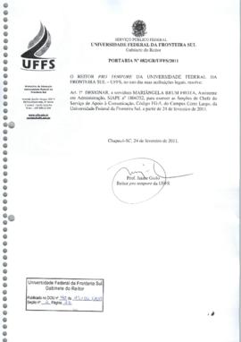 Portaria 082-GR-2011