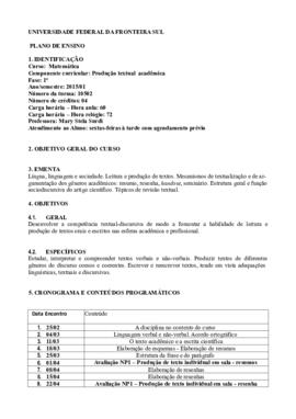 Produção Textual Acadêmica