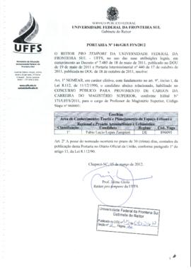 Portaria 146-GR-2012