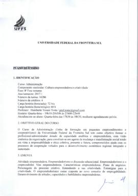 Cultura Empreendedora e Criatividade