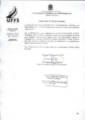 Portaria 799-GR-2012