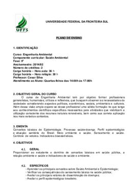 Saúde Ambiental