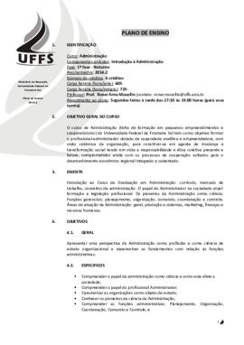 Introdução à Administração