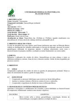 Geomorfologia Ambiental