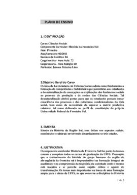 História da Fronteira Sul