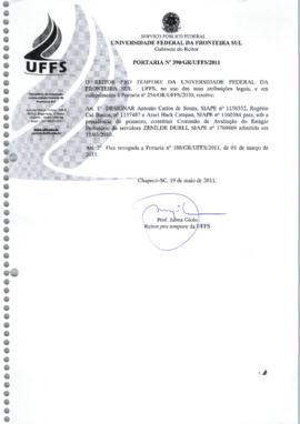 Portaria 390-GR-2011