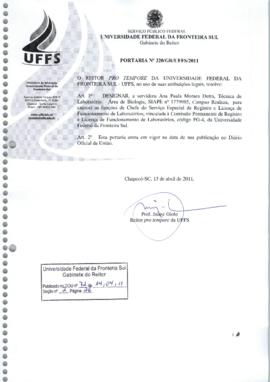 Portaria 320-GR-2011