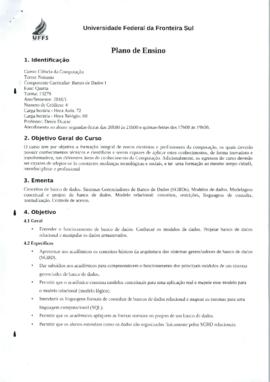 Banco de Dados I