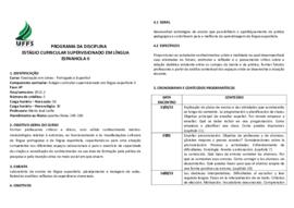 Estágio Curricular Supervisionado em Língua Espanhola II
