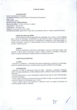 Contexto Social e Profissional da Enfermagem III
