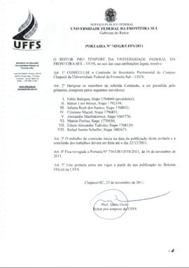Portaria 745-GR-2011