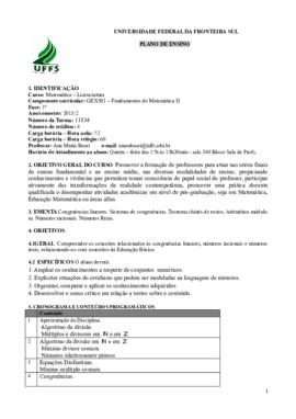 Fundamentos de Matemática II