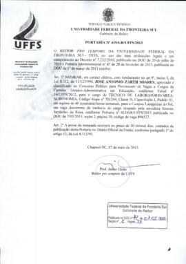 Portaria 419-GR-2013