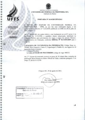 Portaria 614-GR-2011